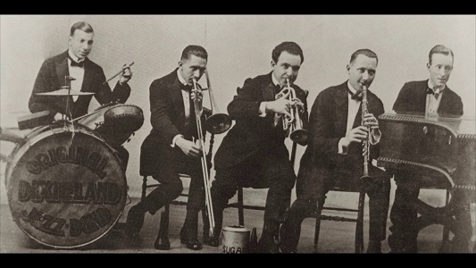 Vintage dixieland band